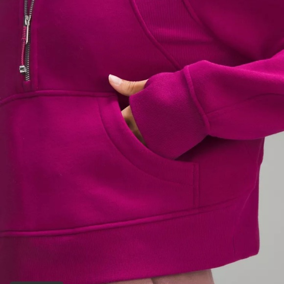 ❤️ Lululemon Scuba Oversized Funnel Neck in Magenta Purple NWT Size XS/S - Picture 4 of 7
